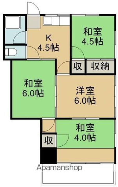 第2近江アパートの間取り
