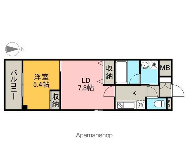 愛知県名古屋市中区大須3丁目の賃貸マンション602の間取り