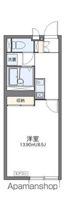 レオネクストあさひ201の間取り