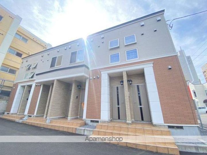 北海道函館市本町の賃貸アパートの外観