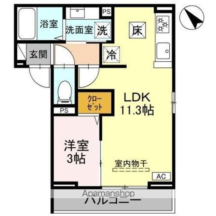 (仮称)D−ROOM下藤沢PJの間取り