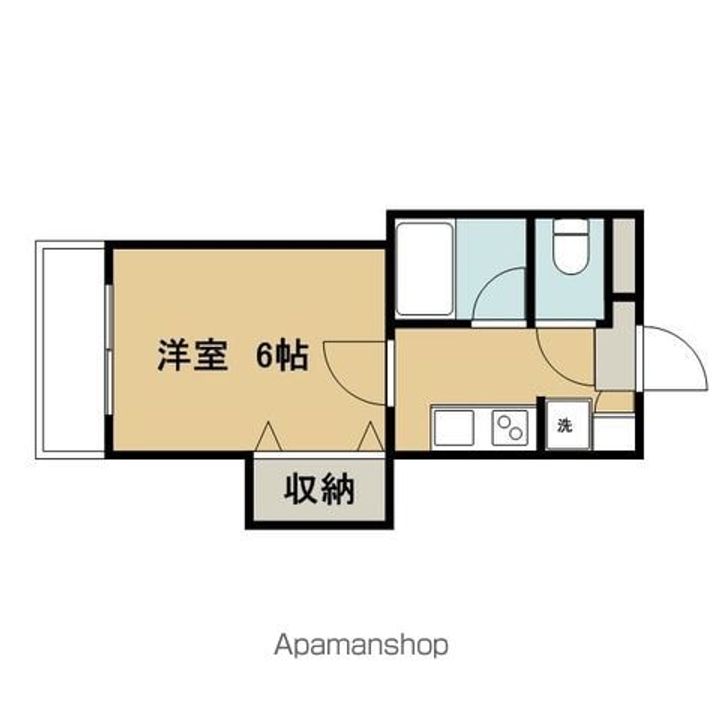 スペースアークヒル204の間取り