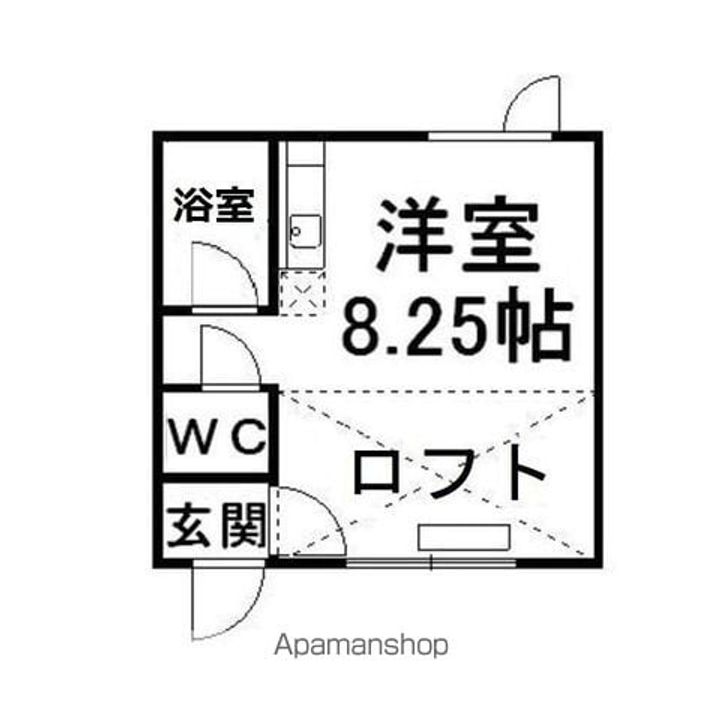 メゾンドKⅠ203の間取り