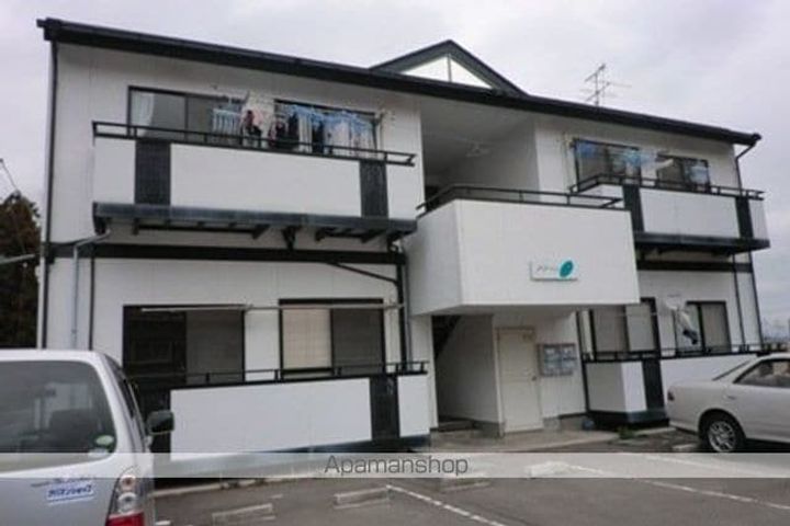 福島県郡山市成山町の賃貸アパートの外観
