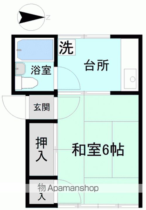 コーポ千寿ⅢⅢ105の間取り