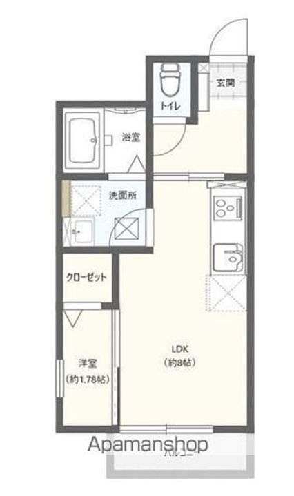 フォレストグレイス小田原S101の間取り