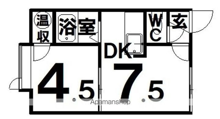 エレガンスNYパレス106の間取り