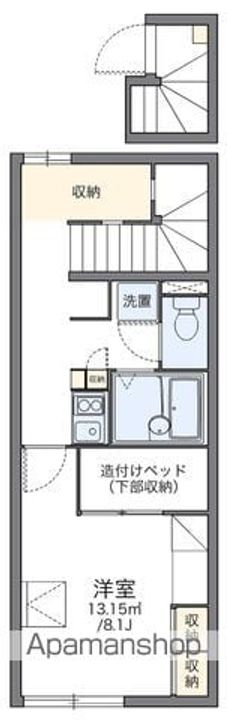 レオパレスカリヤドK Eの間取り