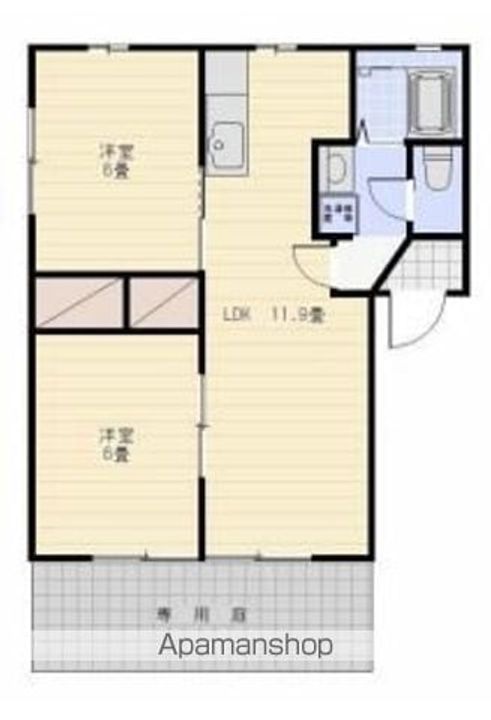 ソレイユ小池Ⅰの間取り