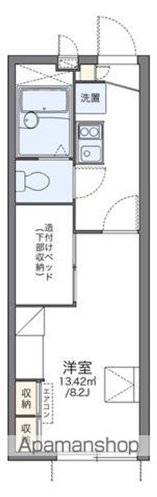 レオパレス小倉101の間取り