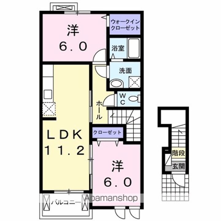 オメガの間取り