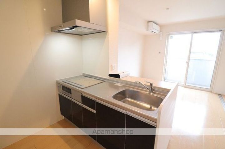 福島県福島市笹谷字片目清水の賃貸アパートのキッチン