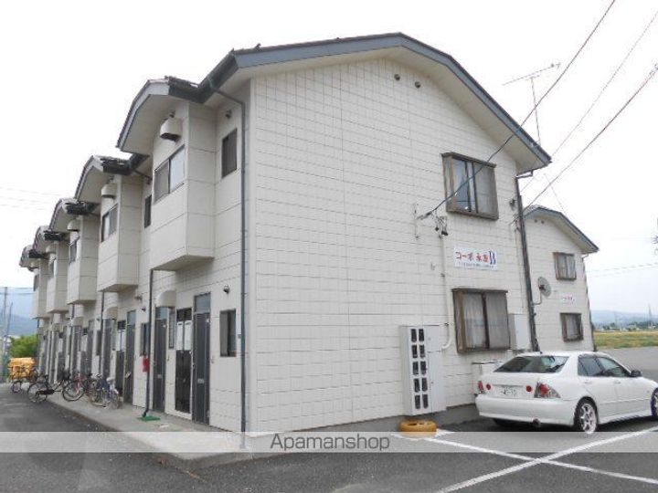 長野県松本市野溝西3丁目の賃貸アパートの外観