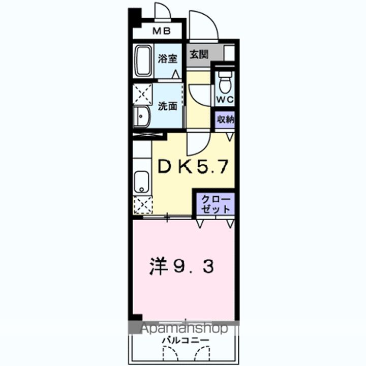 サンフォレスタ上道の間取り