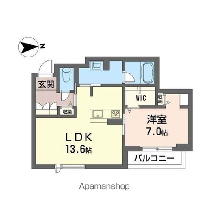 プライズコート戸田公園203の間取り
