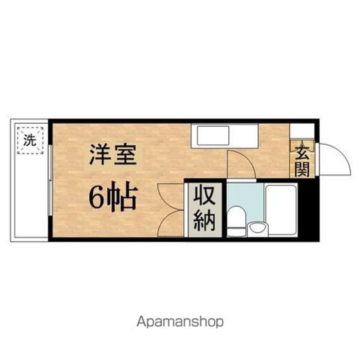ハイツしんみせ210の間取り