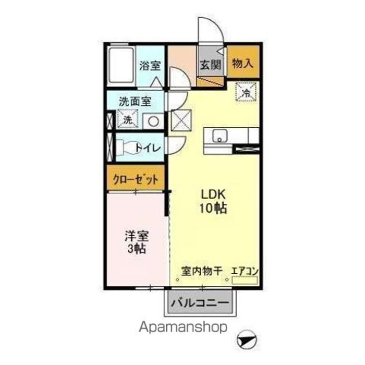 プランタンコリーヌⅡの間取り