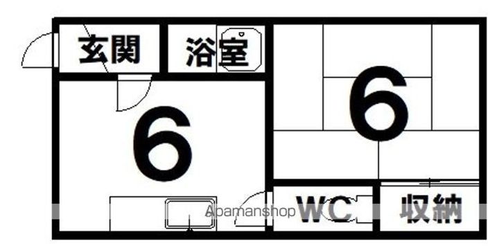 ハイツいこいの間取り