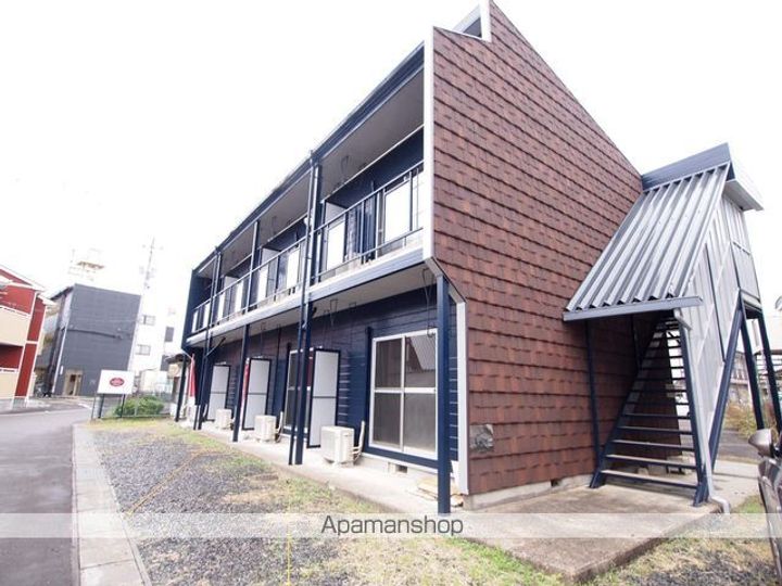 福島県郡山市田村町徳定字八斗蒔田の賃貸アパートの外観