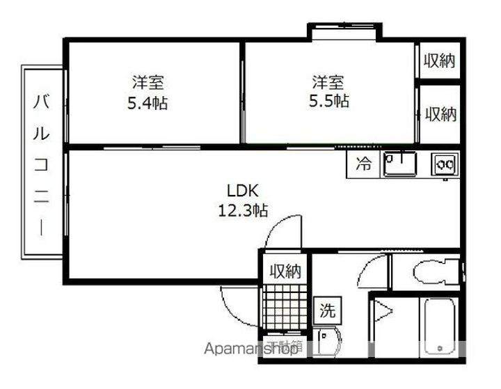 ヴァン・ヴェールの間取り