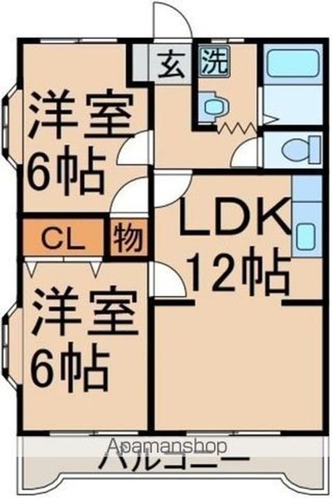 CASA MIRA 1の間取り