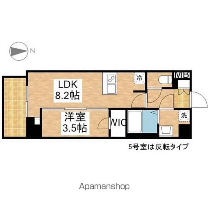クレヴィスタ名古屋上前津の間取り