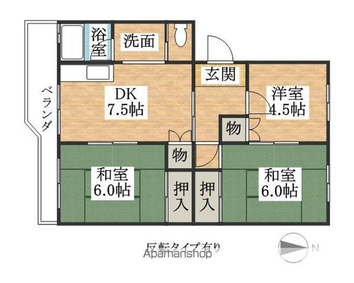 メゾンショーホー403の間取り