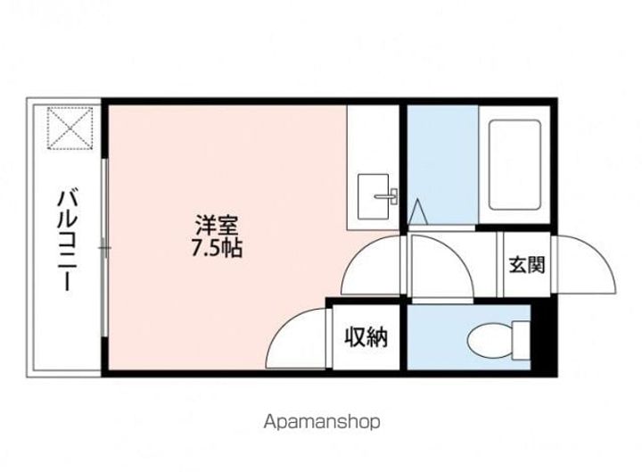 福岡県福岡市東区和白3丁目の賃貸マンションの間取り