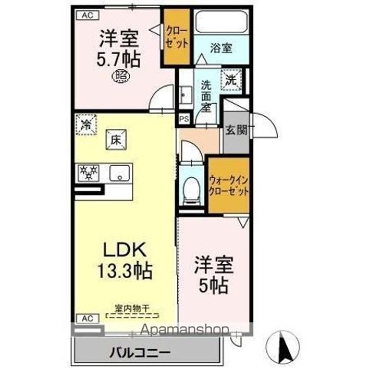 TORISIAマルナガの間取り