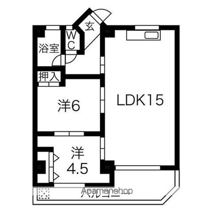 アートスクエア3Cの間取り