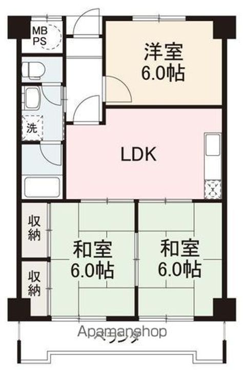 第一グリーンハイツ松縄の間取り
