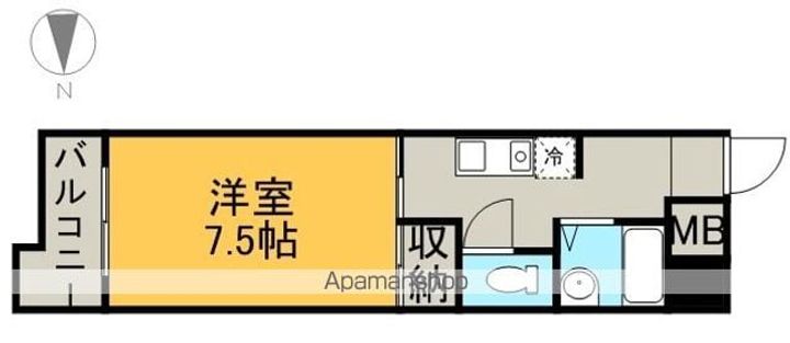 エトワール大島301の間取り