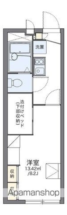 レオパレスSTANZA204の間取り
