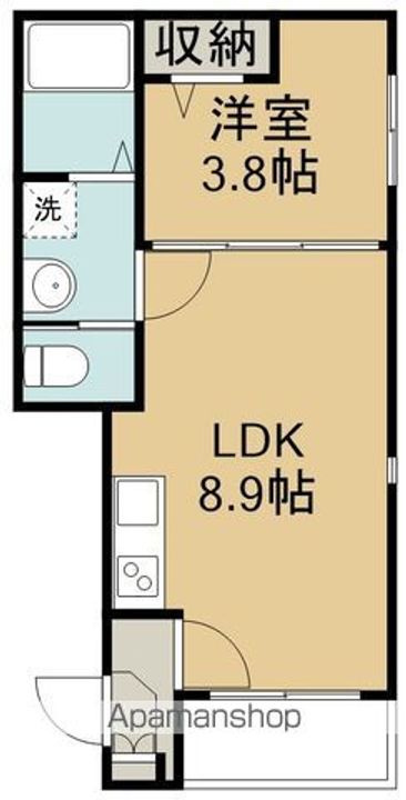 ハーモニーテラス福住町Ⅳの間取り