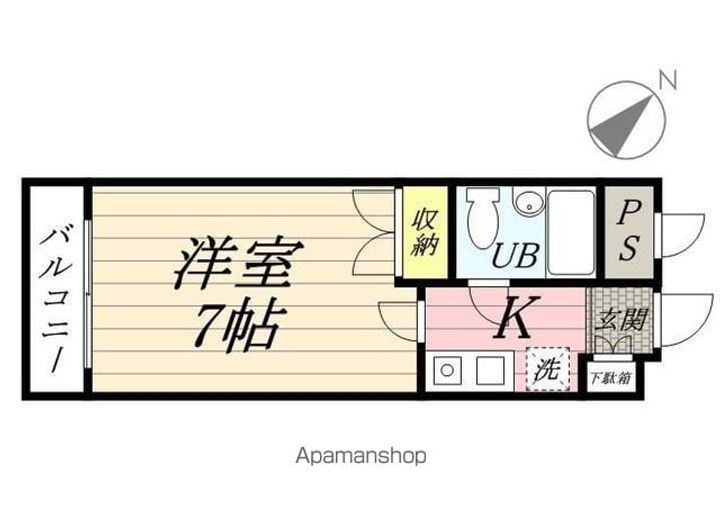 シャトレー昭島の間取り