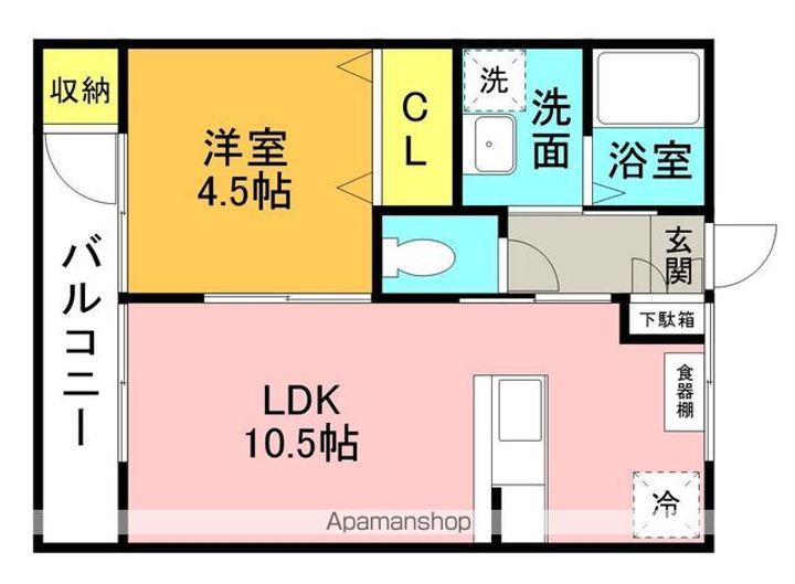 メゾンヨシダAの間取り