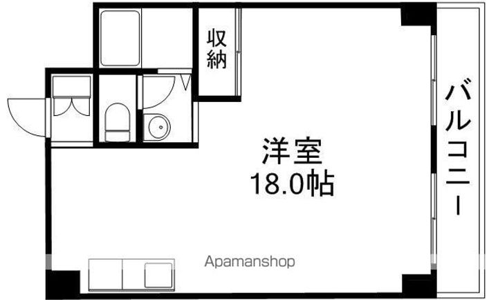 滋賀県大津市大将軍1丁目の賃貸マンション419の間取り