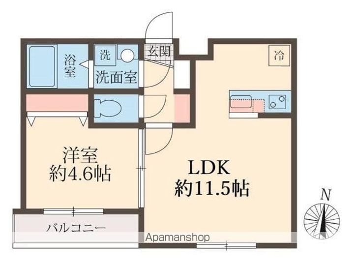 ミリアビタ前原の間取り