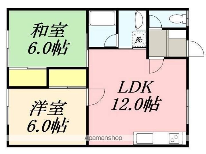 ツインシティ248101の間取り