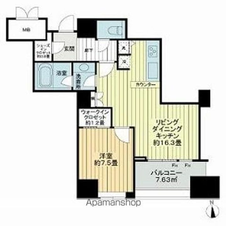 パークハウス芝タワーの間取り