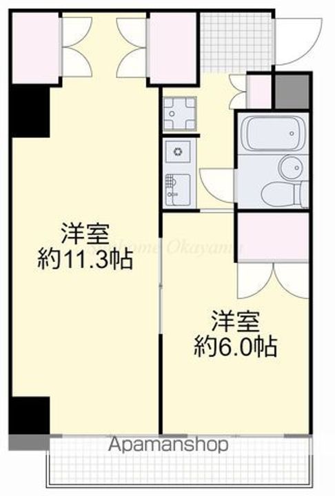 スプランドゥール中山下807の間取り
