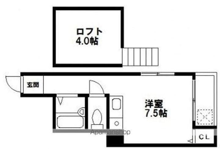 シャレー大濠の間取り