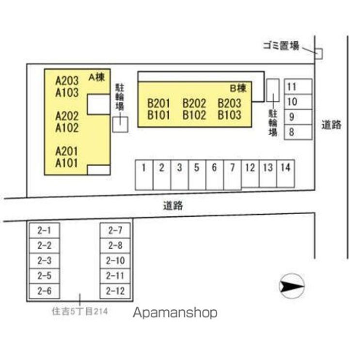 セジュール住吉 A棟のその他画像