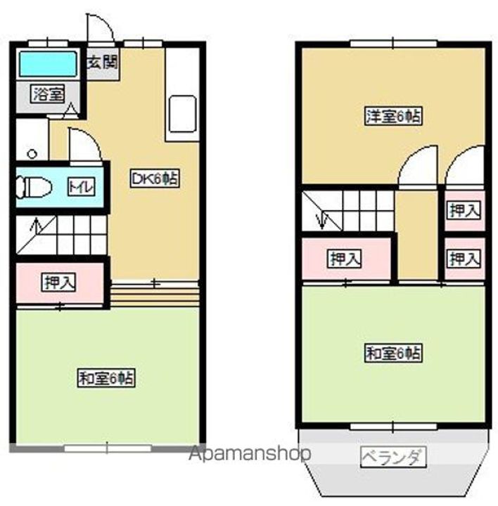 タンノ・ハイツの間取り