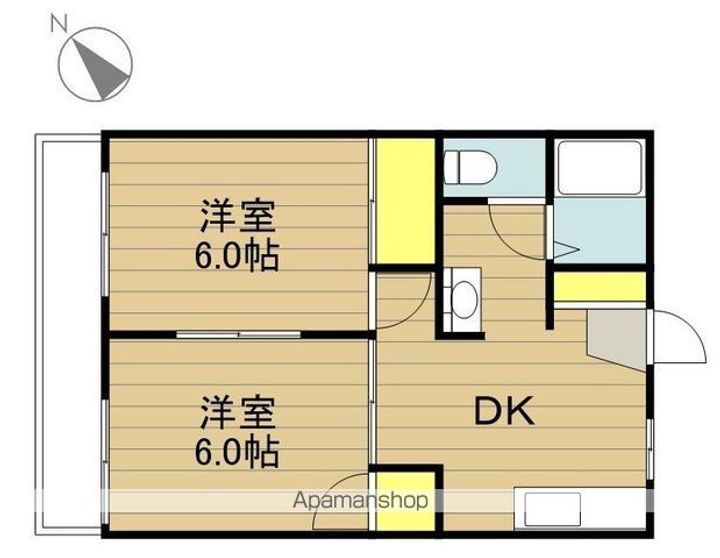 クリード戸田公園102の間取り