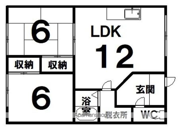 田中ハイツ1の間取り