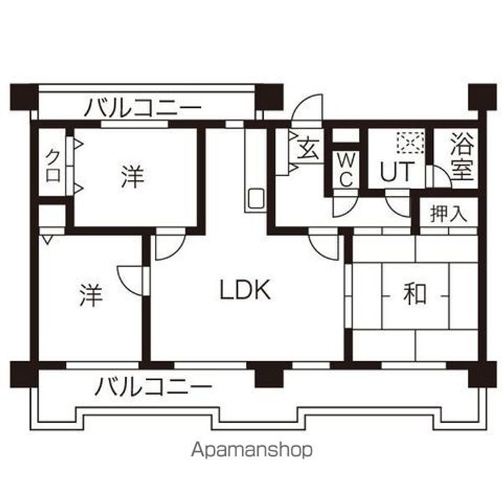 グランドハイリス上社の間取り