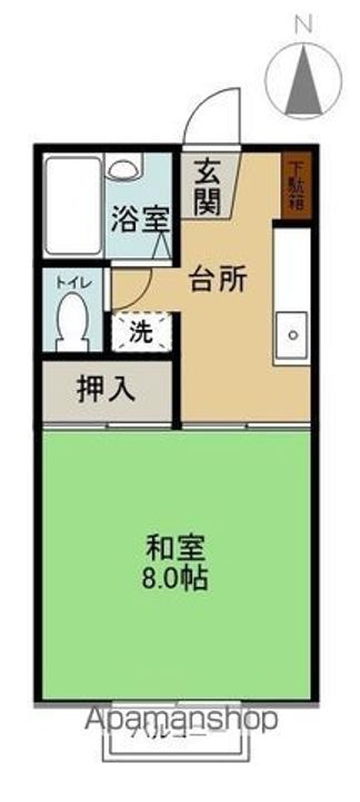 マリンパレス202の間取り