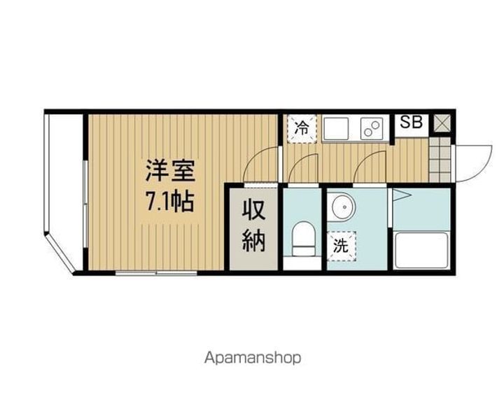東京都杉並区阿佐谷南3丁目の賃貸マンションの間取り
