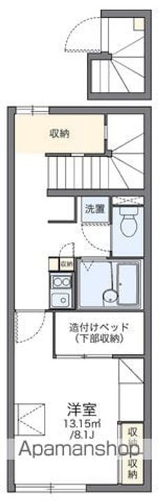 レオパレスサン秋竹203の間取り